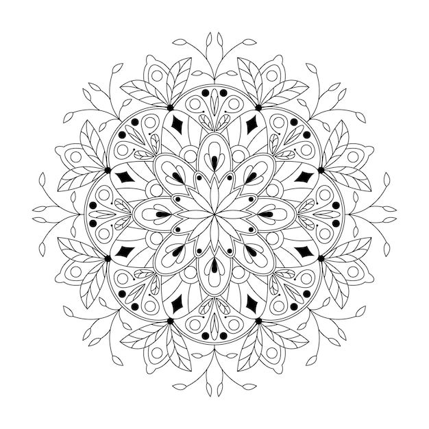 vector de arte mandala