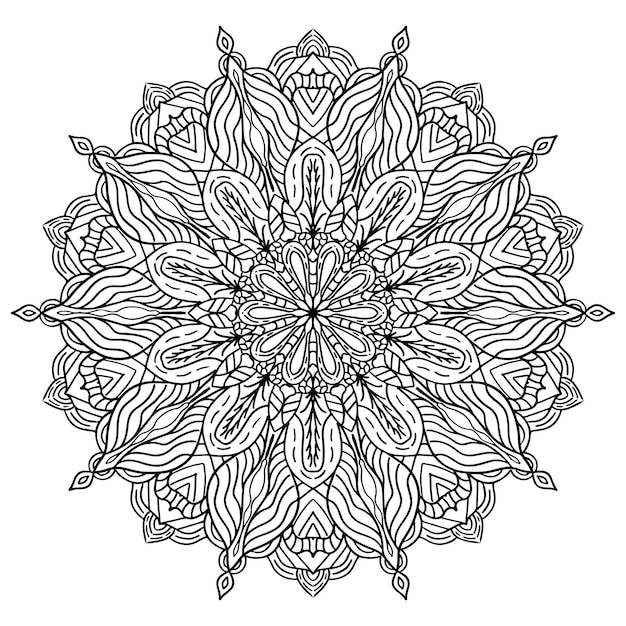 Vector de arte mandala