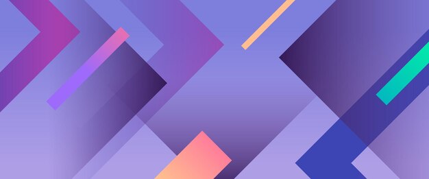 Vector de arte de pancartas abstractas de gradiente moderno y simple con formas geométricas Para presentación de fondo fondo papel tapiz pancarta folleto web diseño y portada