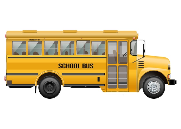 Vector del autobús escolar2
