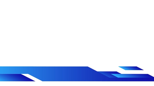 Vector azul y blanco fondo abstracto moderno y simple