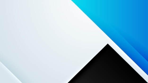 Vector azul y blanco negro formas simples lujo fondo abstracto