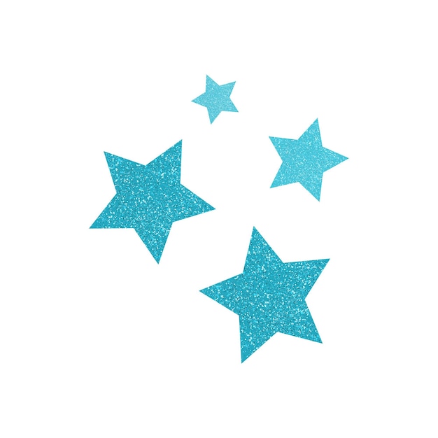 Vector azul brillo vector estrella azul sparcle partículas ámbar elemento de diseño de lujo