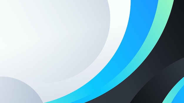 Vector azul, negro y verde fondo moderno con formas y líneas abstractas