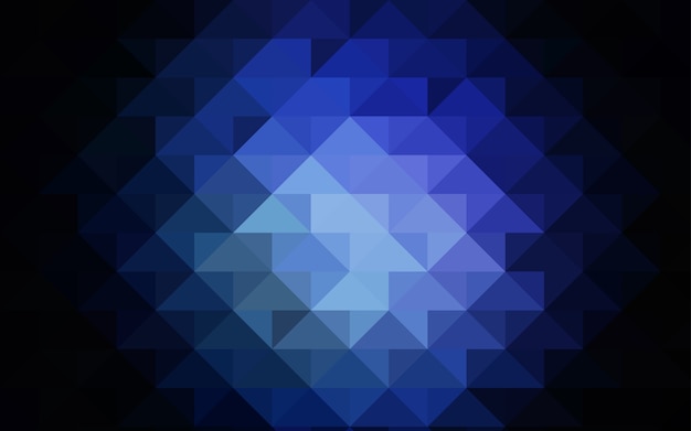 Vector vector azul oscuro brillante fondo triangular