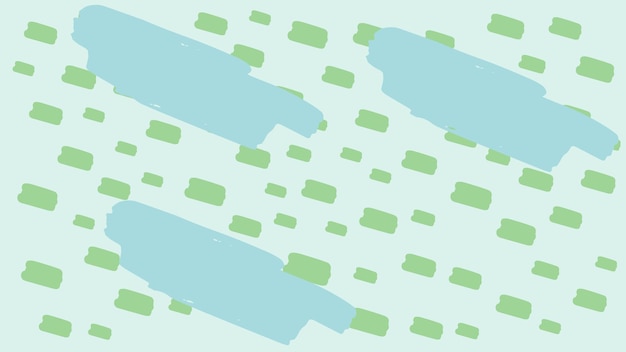 Vector azul y verde cayendo pequeño fondo de confeti orgánico
