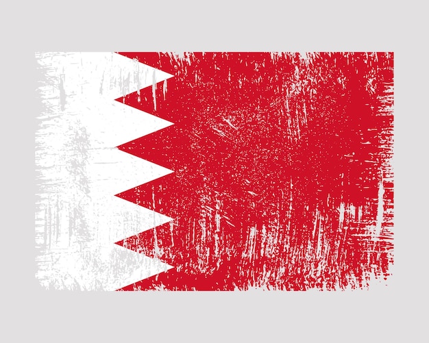 Vector de la bandera de Bahrein