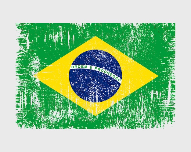 Vector de la bandera de Brasil