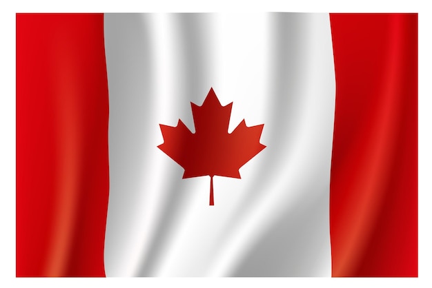 Vector bandera de canada