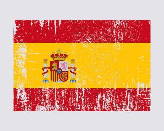 Vector vector de la bandera de españa