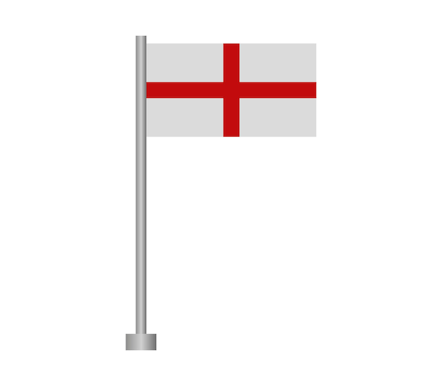 Vector bandera de Inglaterra