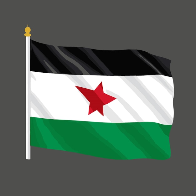 Vector de la bandera de Palestina