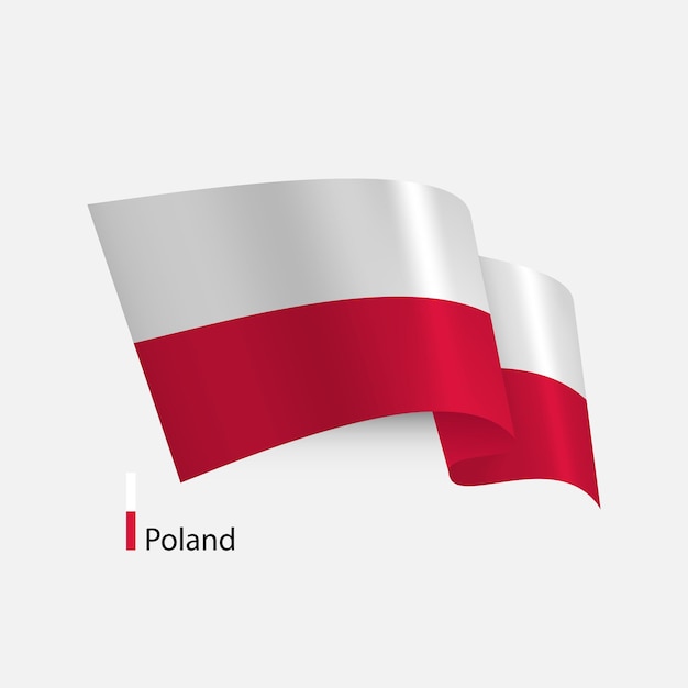 Vector bandera de Polonia