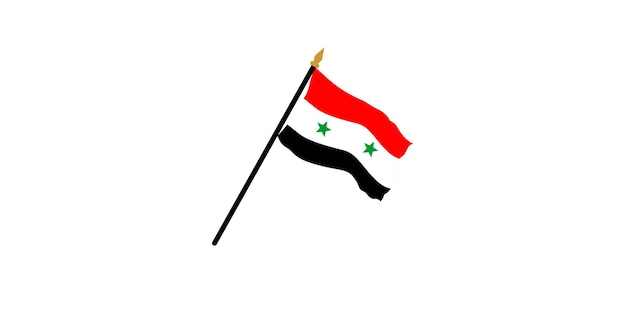 Vector vector de bandera de siria