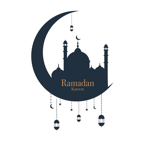 Vector de banner de fondo de ramadan kareem con adorno de lujo fondo de ramadan eid mubarak