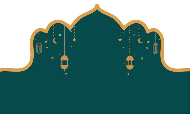 Vector de banner de fondo de ramadan kareem con adorno de lujo fondo de ramadan eid mubarak