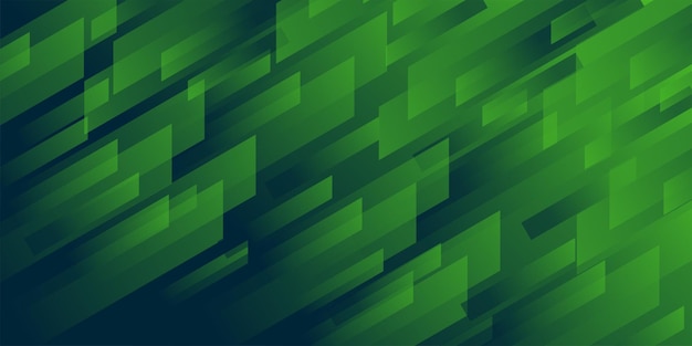 Vector de banner de fondo verde abstracto