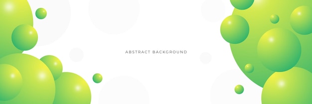 vector banner moderno con fondo de formas coloridas