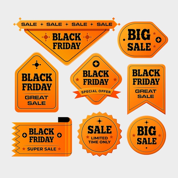Vector de banner de venta de viernes negro