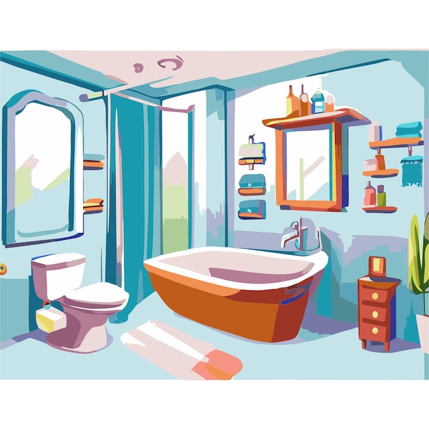 Vector de baño 10