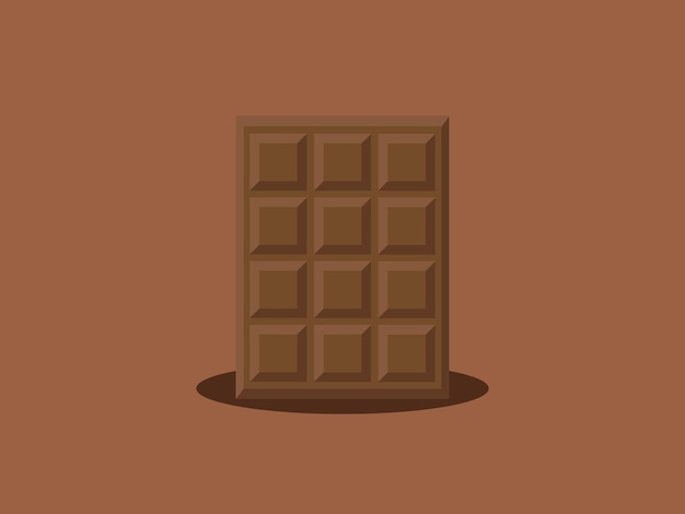 vector de la barra de chocolate del día mundial del chocolate