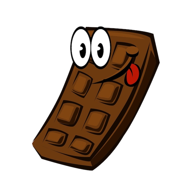 Vector de barra de chocolate