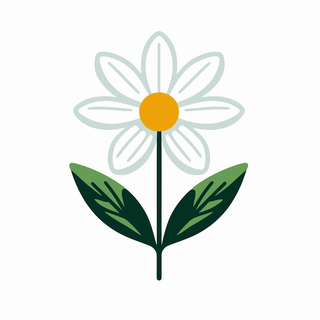 Vector básico de la flor de primavera