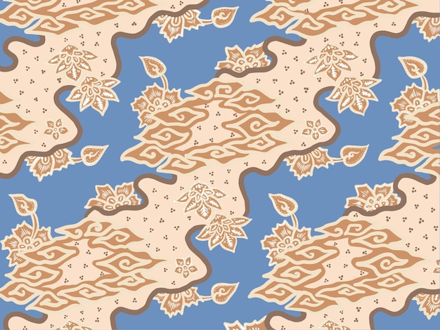 Vector de batik desde Indonesia