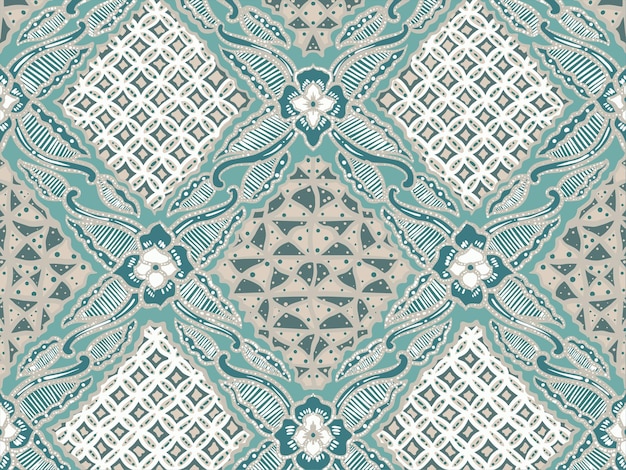 Vector de batik desde Indonesia