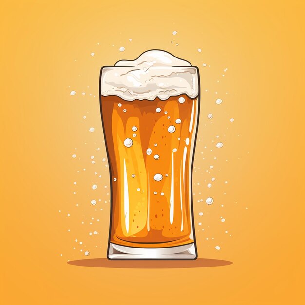 vector bebida alcohol bar cerveza lager ilustración vidrio pub bebida taza cervecería botella