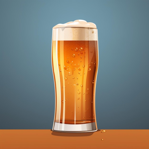 vector bebida alcohol bar cerveza lager ilustración vidrio pub bebida taza cervecería botella