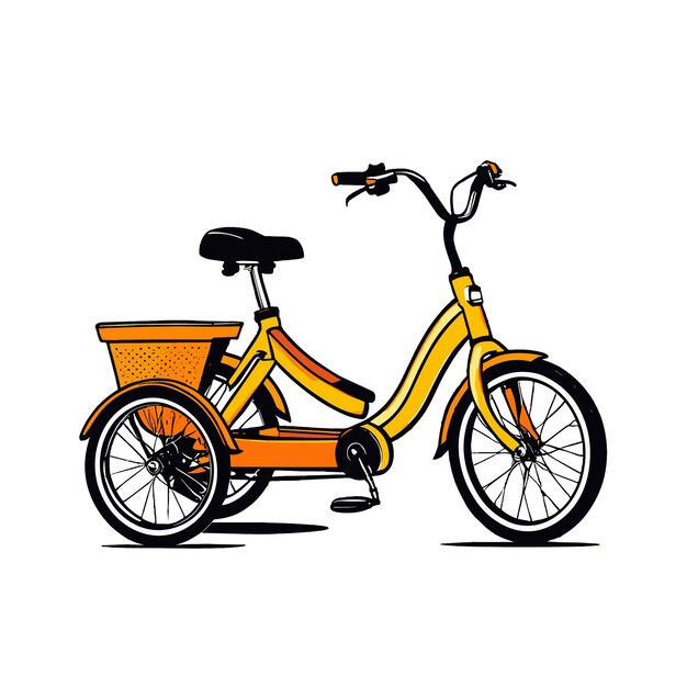 vector de una bicicleta