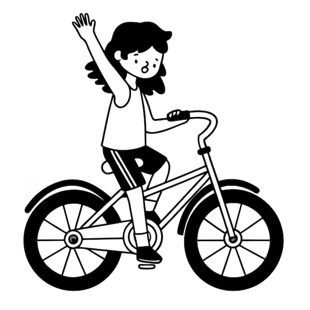vector de bicicletas de dibujos animados