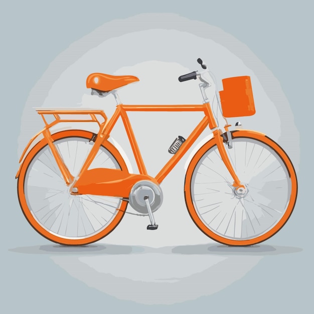 Vector de bicicletas sobre un fondo blanco