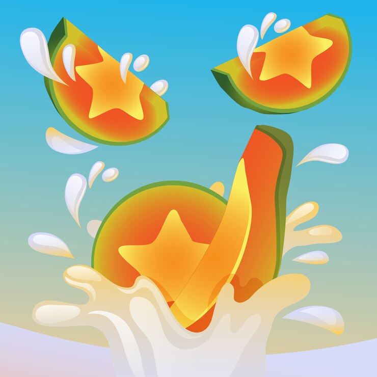 vector de bienvenida de papaya