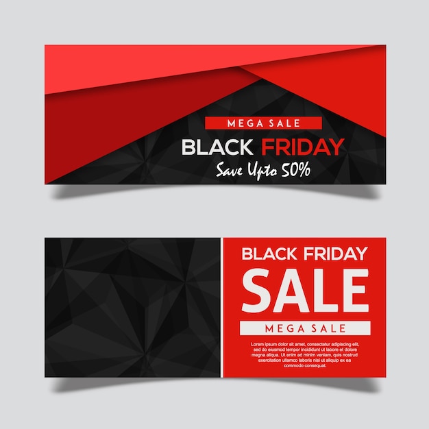 Vector vector black friday banner