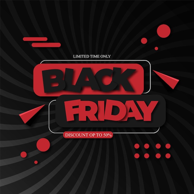 Vector Black Friday Sale Background