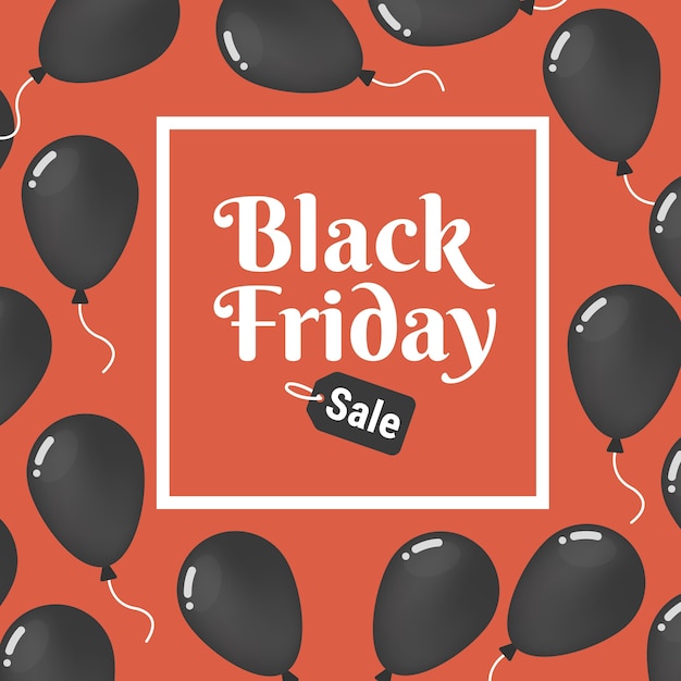 Vector black friday sale poster