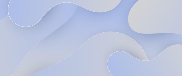 Vector blanco y azul gradiente moderno resumen pancarta simple con ondas y elementos líquidos ilustración vectorial diseño vectorial para presentaciones volantes cartel de fondo invitación de informe anual