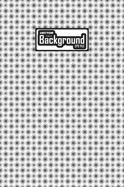 Vector blanco y negro sin fisuras patrón abstracto fondo escala de grises diseño gráfico ornamental