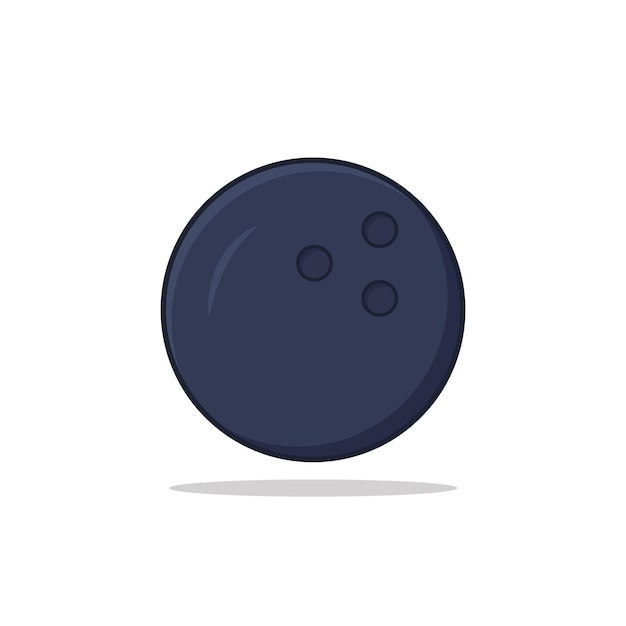 vector bola de bolos plana vector bola de bolos