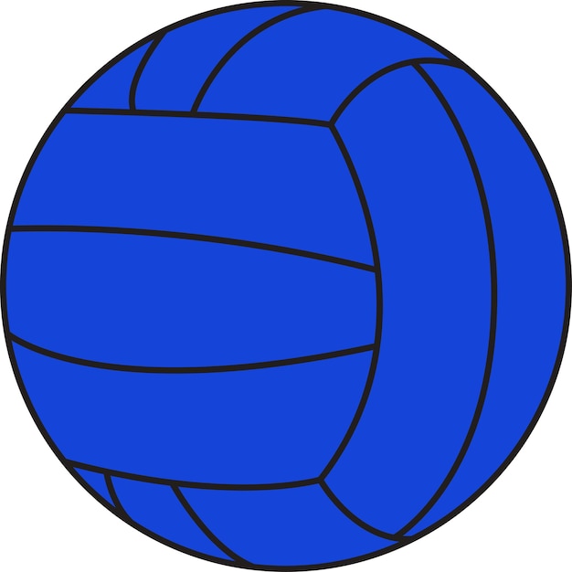 Vector bola de fútbol diseño azul recurso gráfico deportes competitivos recurso sencillo