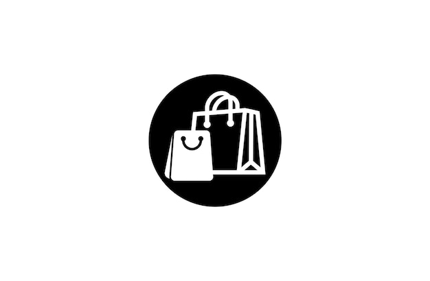 Vector de la bolsa del carrito de compras