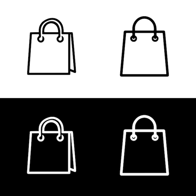 Vector de bolsa de compras