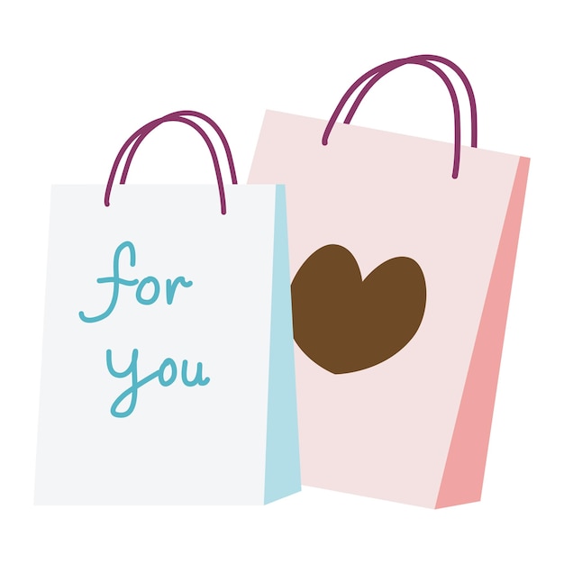 Vector de la bolsa de compras