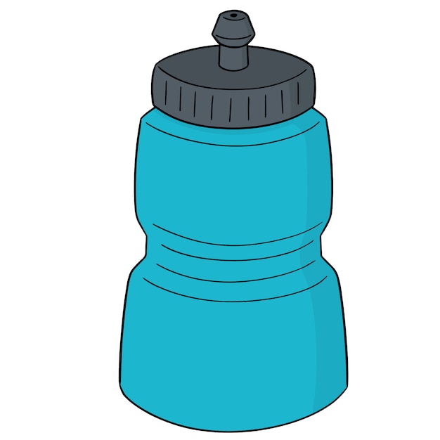 Vector de botella de agua.