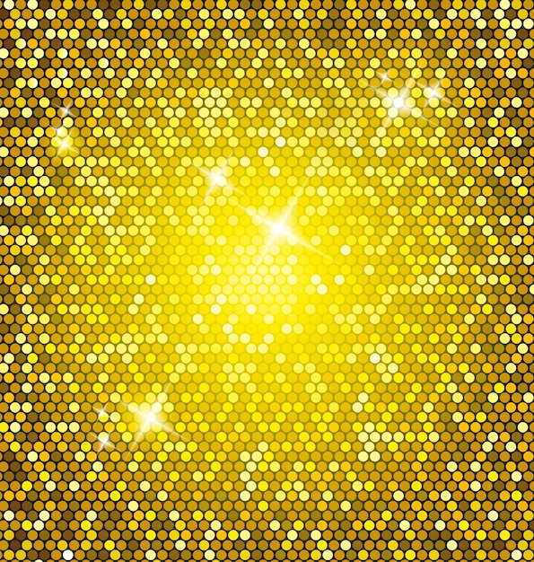 vector de brillo dorado