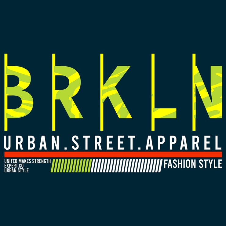 vector, brooklyn, ilustración, diseño