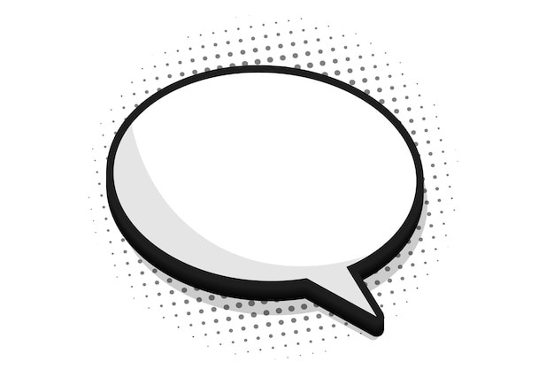 Vector de burbujas de habla