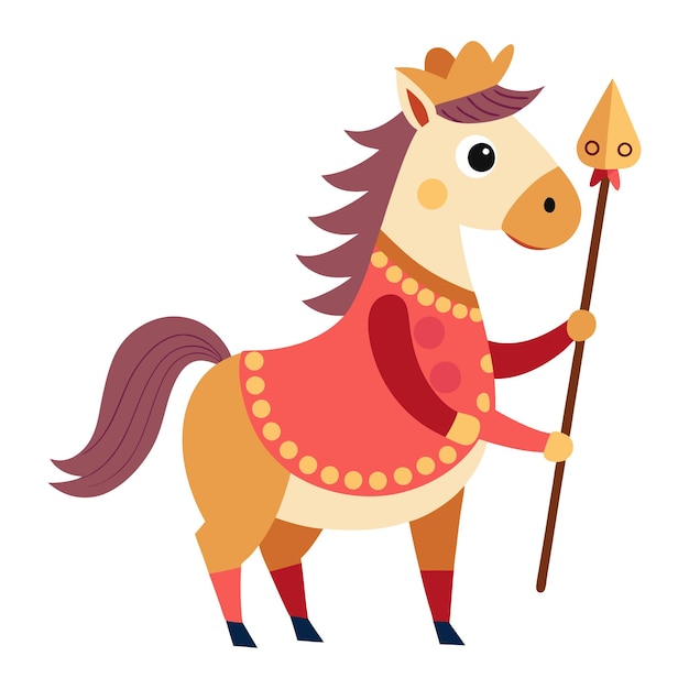 Vector de caballos muy bonitos